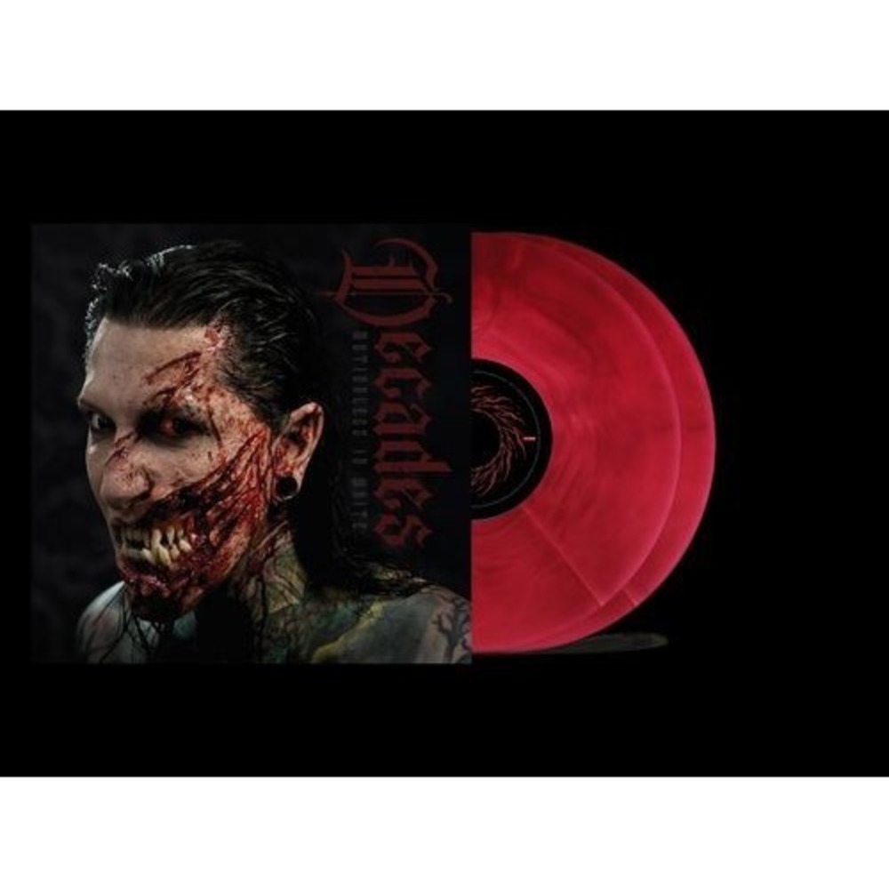 Motionless In White - Decades Dark Cover Ruby Galaxy Vinyl Record Limited